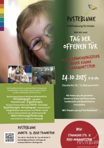 Einladungsplakat zum Tag der offenen Tür